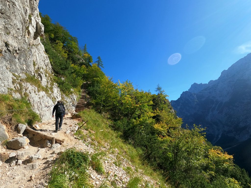 Logarska dolina, hiking towards Turski žleb