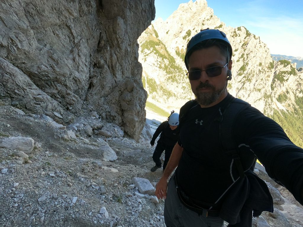 Exiting Turski žleb