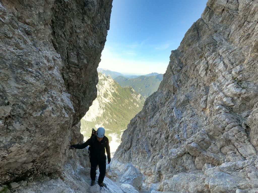 Turski žleb, izlaz