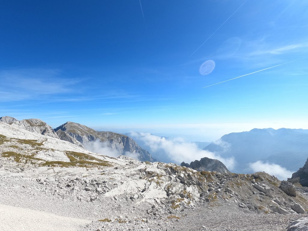 View from the ridge above Turski žleb
